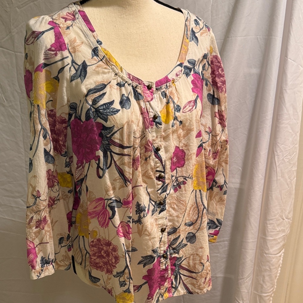 H&M Multicolor Floral Blouse